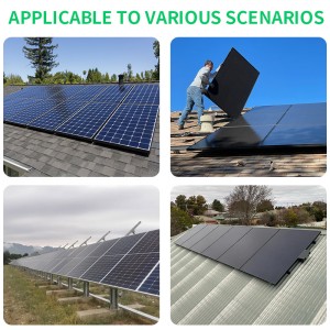 XC 555W-575W Solar Panel N-Type All Black Monocrystalline Module